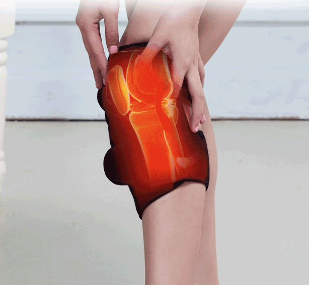 Elektrisk Infraröd Uppvärmning Knä Massager Wrap Armbågsled Stöd Vibrationsterapi Fysioterapi Maskin Smärtlindring