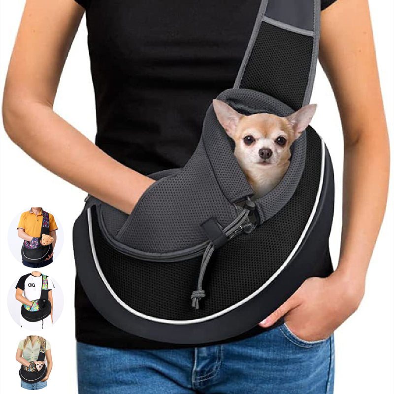 Bärväska för husdjur portabel crossbody-väska för hundar och katter